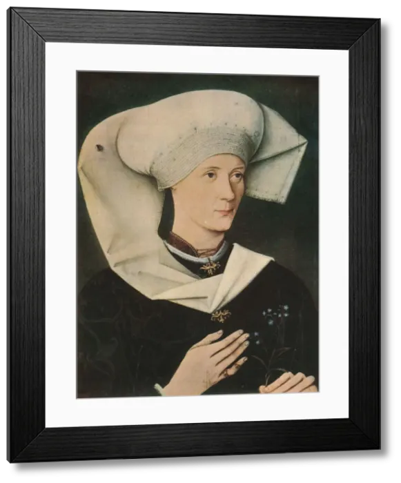 Framed Print : Portrait of a Woman of the Hofer Family, 1470, (1909) Framed Print : Portrait of a Woman of the Hofer Family, 1470, (1909)