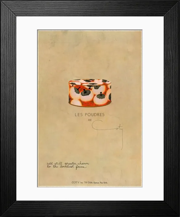 Framed Print : Les Poudres de Coty, c1923, (1923) Framed Print : Les Poudres de Coty, c1923, (1923)