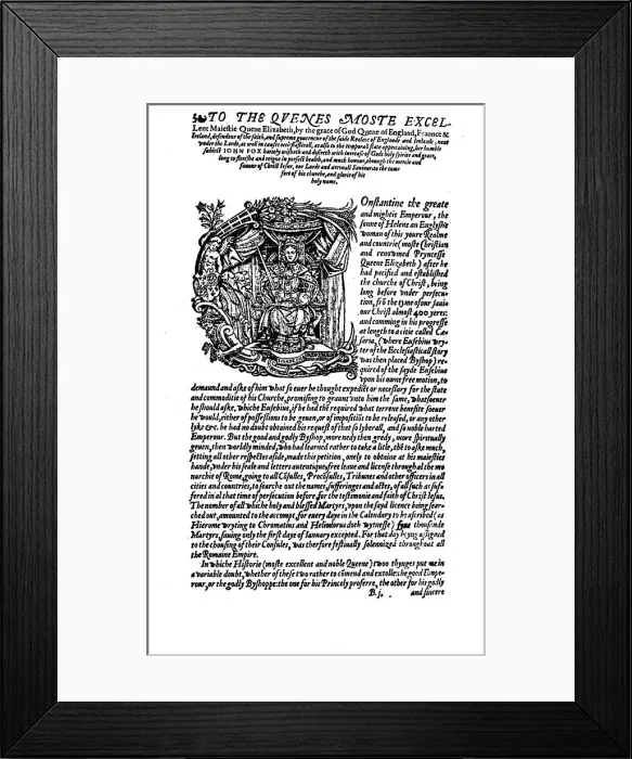 Framed Print : From the Days of Great Dedications - John Foxs Book of Martyrs, 1563, (1946) Framed Print : From the Days of Great Dedications - John Foxs Book of Martyrs, 1563, (1946)