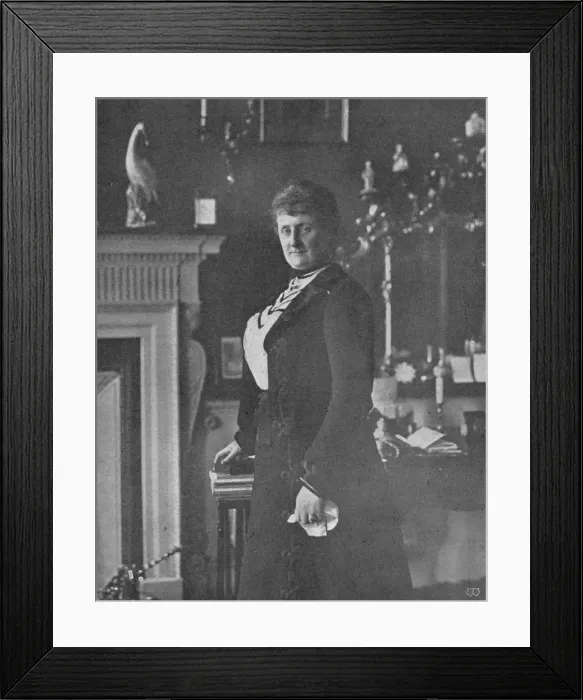 Framed Print : Lady Lansdowne at her writing-table, c1903, (1903) Framed Print : Lady Lansdowne at her writing-table, c1903, (1903)