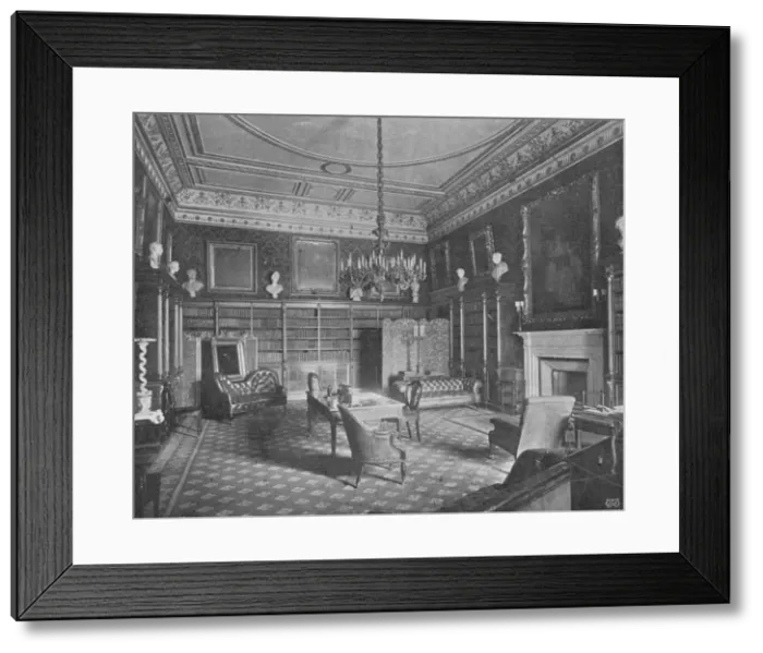 Framed Print : The Library, 1903, (1903) Framed Print : The Library, 1903, (1903)