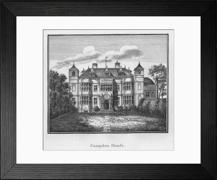 Framed Print : Campden House, c1792 Framed Print : Campden House, c1792