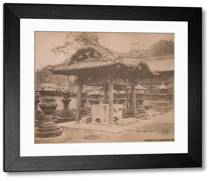 Framed Print : Cistern, Iyenobu, c1890-1900