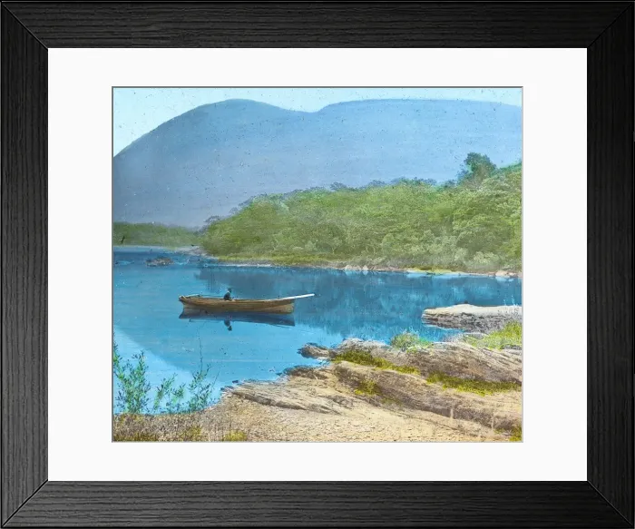 Framed Print : The Middle Lake, from Dinis Island, Killarney, c1910 Framed Print : The Middle Lake, from Dinis Island, Killarney, c1910