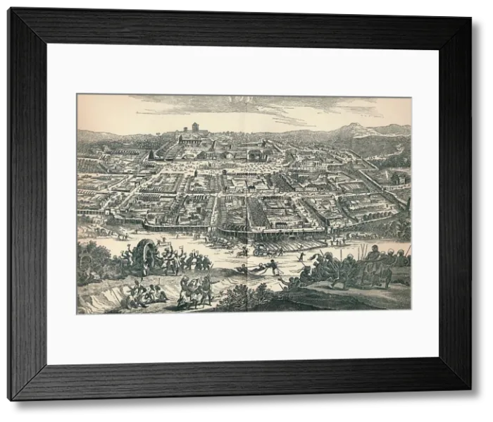 Framed Print : Banza Lovangri, The Capital of the Former Kingdom of Lovango, c1670, (1903) Framed Print : Banza Lovangri, The Capital of the Former Kingdom of Lovango, c1670, (1903)