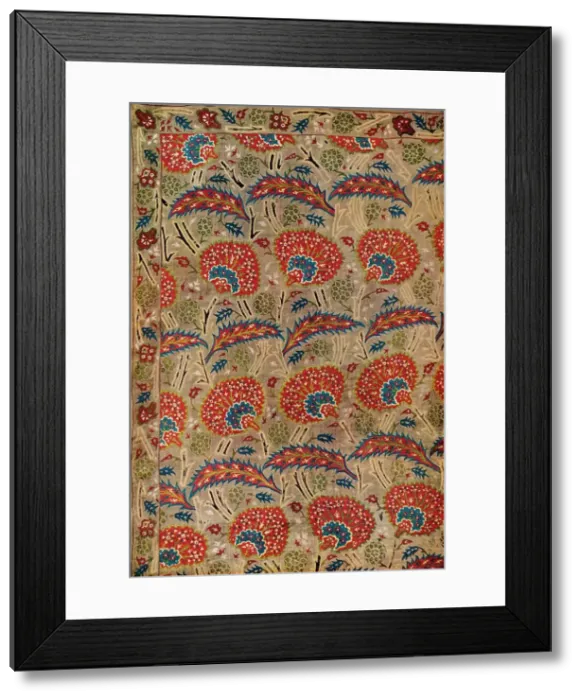 Framed Print : Detail of Curtain, from Turkey, c1650 Framed Print : Detail of Curtain, from Turkey, c1650