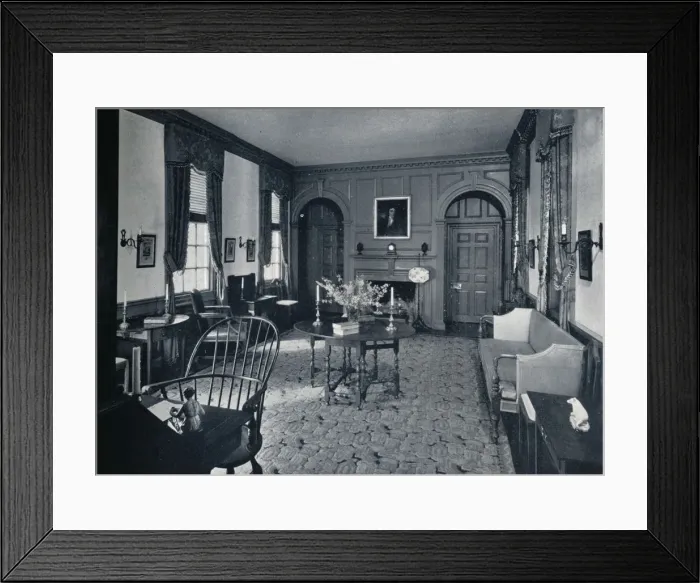 Framed Print : The Parlour of the Raleigh Tavern, c1938 Framed Print : The Parlour of the Raleigh Tavern, c1938