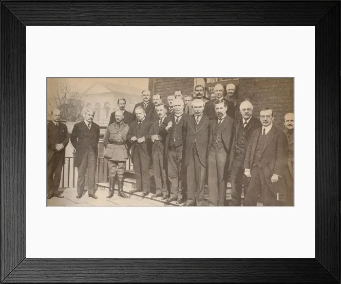 Framed Print : Mr. Lloyd George, Prime Minister, and some of his colleagues in 1917, c1917, (1935) Framed Print : Mr. Lloyd George, Prime Minister, and some of his colleagues in 1917, c1917, (1935)