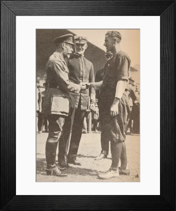 Framed Print : Baseball, the national game of the United States, was played by American troops while in England. T Framed Print : Baseball, the national game of the United States, was played by American troops while in England. T