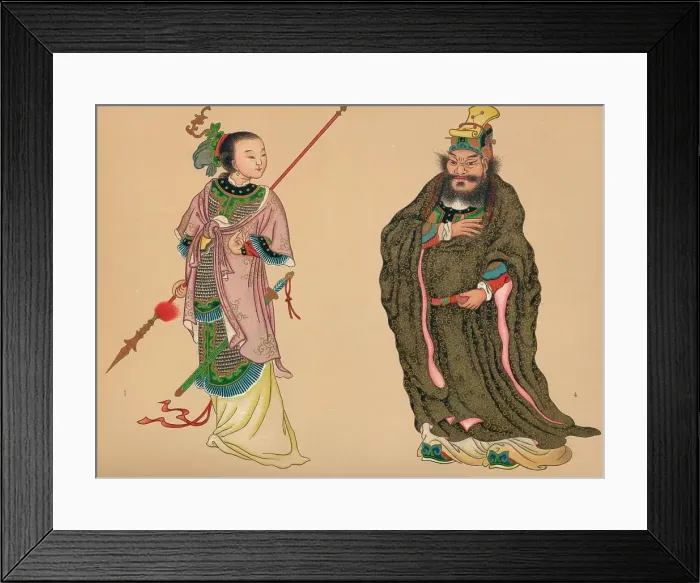 Framed Print : Heroes and Heroines of Chinese History, c1903, (1904) Framed Print : Heroes and Heroines of Chinese History, c1903, (1904)