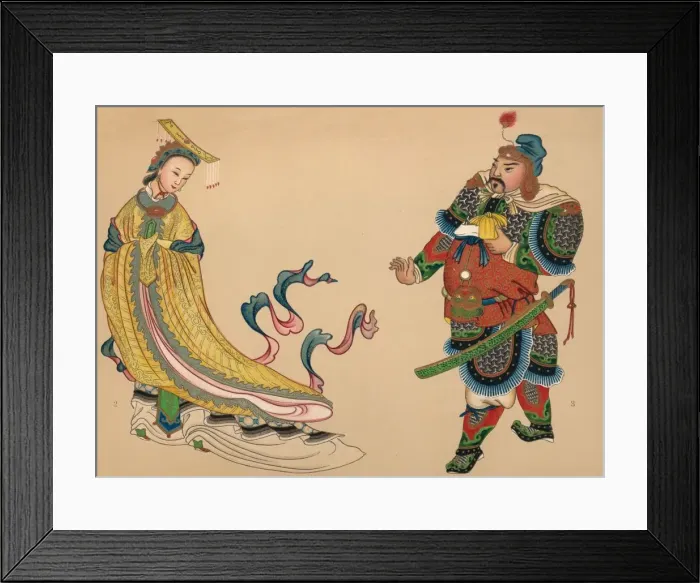 Framed Print : Heroes and Heroines of Chinese History, c1903, (1904) Framed Print : Heroes and Heroines of Chinese History, c1903, (1904)