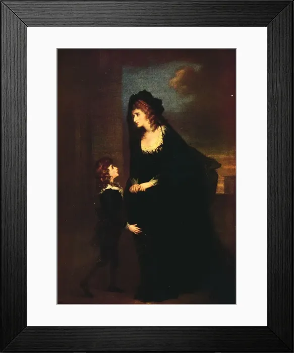 Framed Print : Mrs. Siddons and her Son in the Tragedy of Isabella, 1784. Artist: William Hamilton Framed Print : Mrs. Siddons and her Son in the Tragedy of Isabella, 1784. Artist: William Hamilton