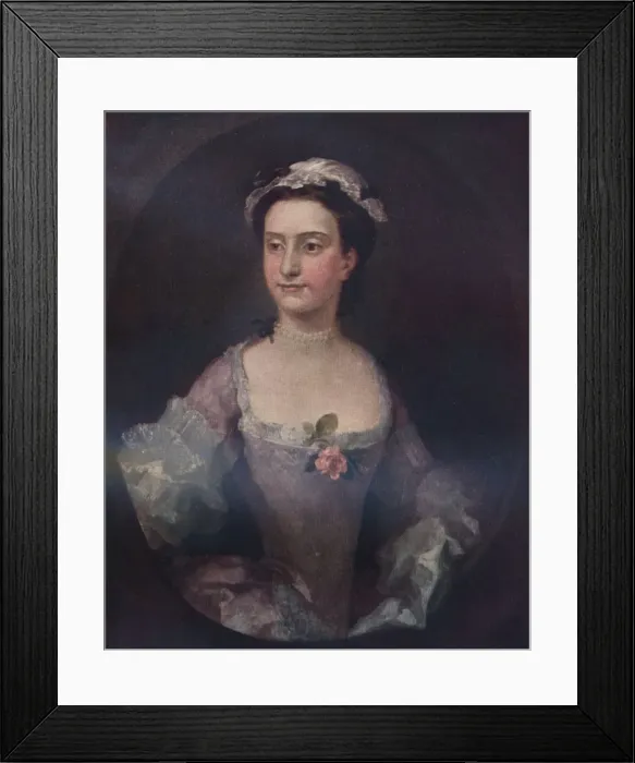 Framed Print : Peg Woffington, c1745, (1911). Artist: William Hogarth Framed Print : Peg Woffington, c1745, (1911). Artist: William Hogarth