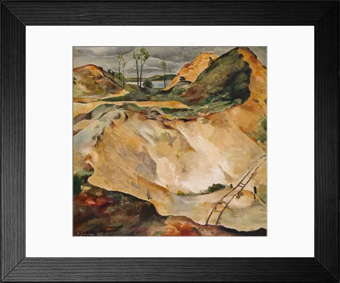Framed Print : The Sandpit, c1921. Artist: Willy Jaeckel Framed Print : The Sandpit, c1921. Artist: Willy Jaeckel
