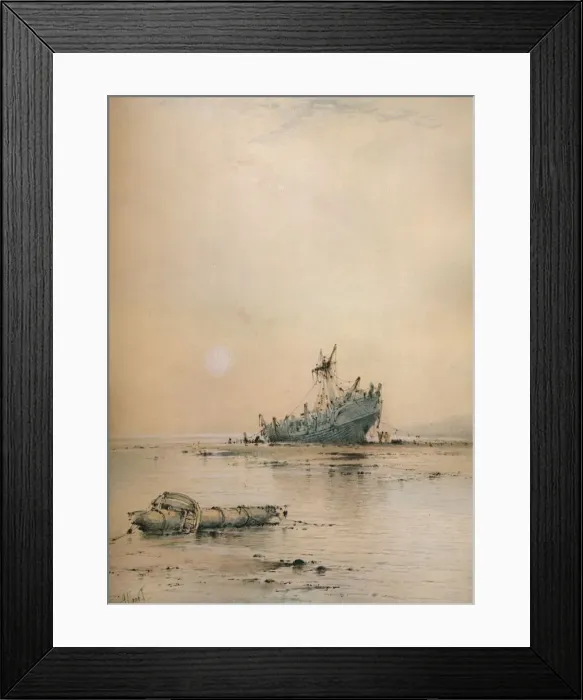 Framed Print : Low tide at Leigh, c1899. Artist: Albert Ernest Markes Framed Print : Low tide at Leigh, c1899. Artist: Albert Ernest Markes