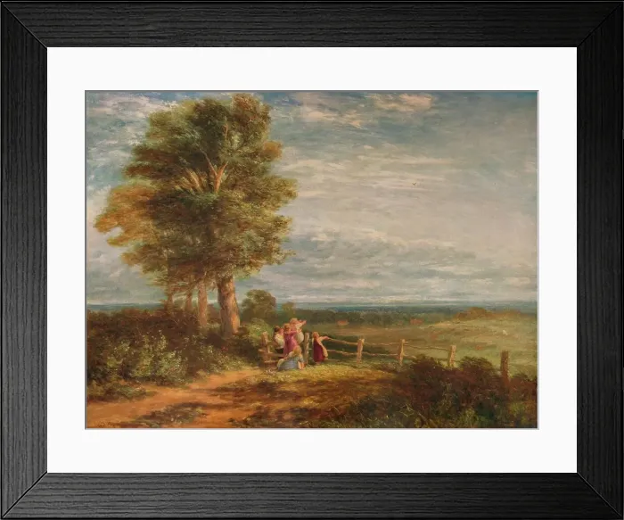 Framed Print : The Skylark, 1849. Artist: David Cox the elder Framed Print : The Skylark, 1849. Artist: David Cox the elder