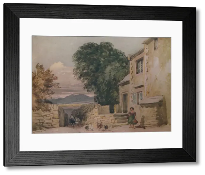 Framed Print : Black Jacks Cottage, Bettws-y-Coed, c1846. Artist: David Cox the elder Framed Print : Black Jacks Cottage, Bettws-y-Coed, c1846. Artist: David Cox the elder
