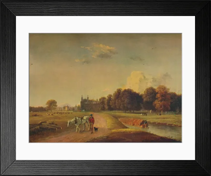 Framed Print : Eton, c1822. Artist: Edmund Bristow Framed Print : Eton, c1822. Artist: Edmund Bristow