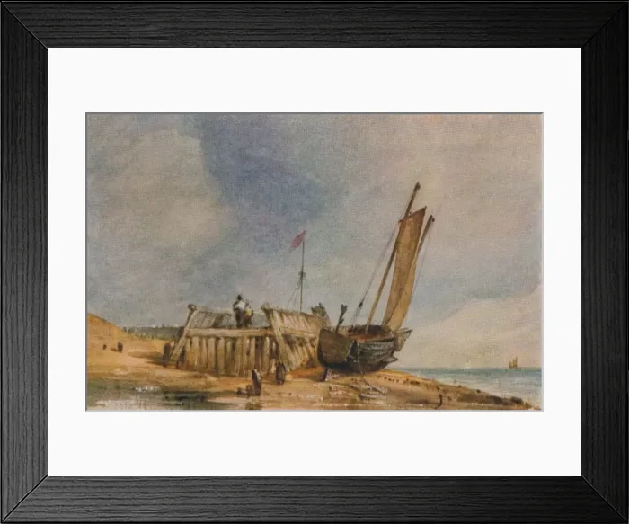 Framed Print : A Recollection, 1836. Artist: Edward William Cooke