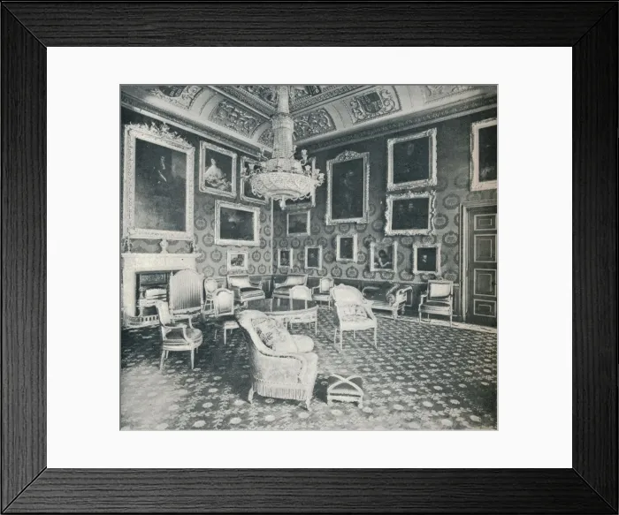 Framed Print : The Council Chamber Windsor Castle, c1899, (1901). Artist: Eyre & Spottiswoode Framed Print : The Council Chamber Windsor Castle, c1899, (1901). Artist: Eyre & Spottiswoode