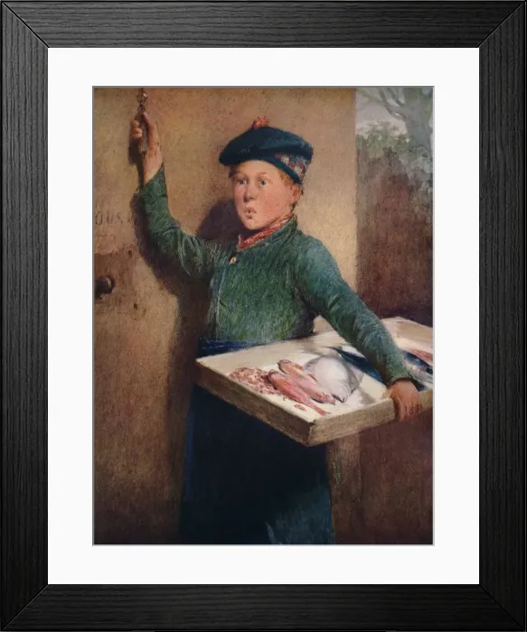 Framed Print : The Fishmongers Call, c1886. Artist: Henry Benjamin Roberts Framed Print : The Fishmongers Call, c1886. Artist: Henry Benjamin Roberts