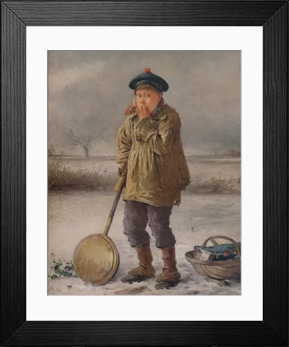 Framed Print : Home Comforts, 1874. Artist: Henry Benjamin Roberts Framed Print : Home Comforts, 1874. Artist: Henry Benjamin Roberts