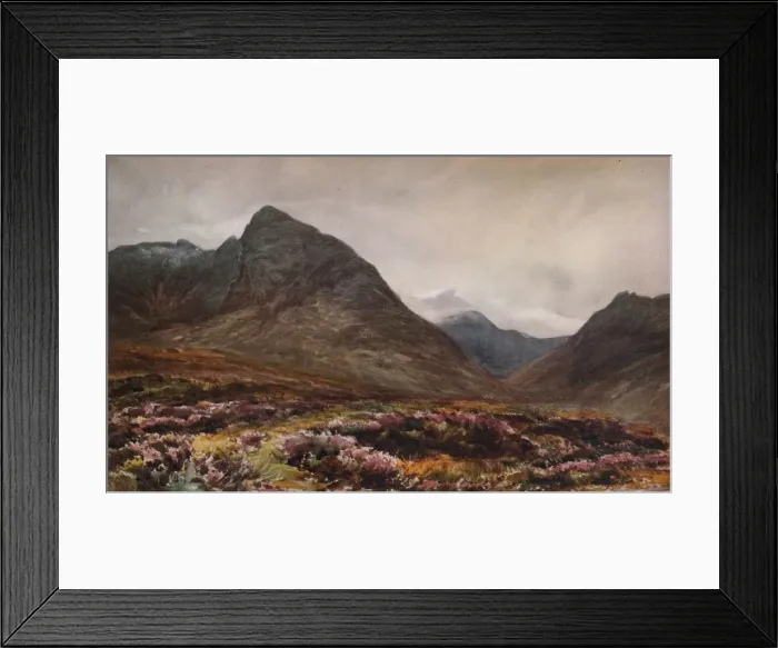 Framed Print : Glen Sannox, Arran, c1871. Artist: James Orrock Framed Print : Glen Sannox, Arran, c1871. Artist: James Orrock