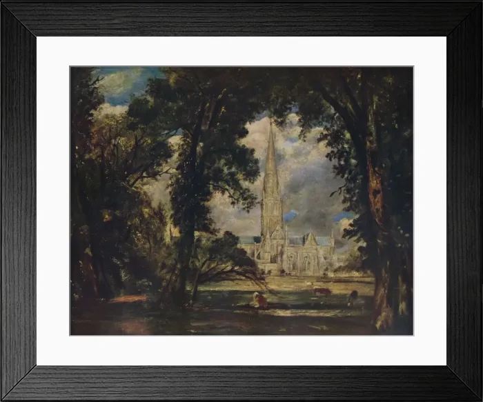 Framed Print : Salisbury Cathedral, c1823. Artist: John Constable Framed Print : Salisbury Cathedral, c1823. Artist: John Constable