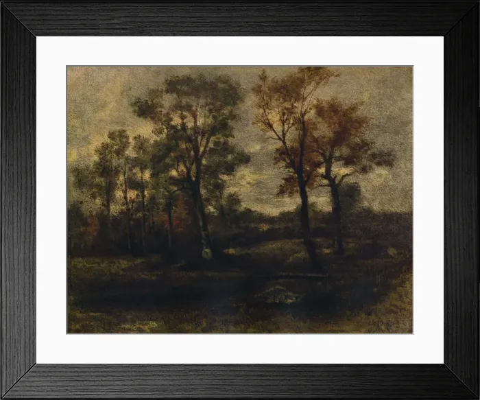 Framed Print : West End Fields, Hampstead, c1833. Artist: John Constable Framed Print : West End Fields, Hampstead, c1833. Artist: John Constable