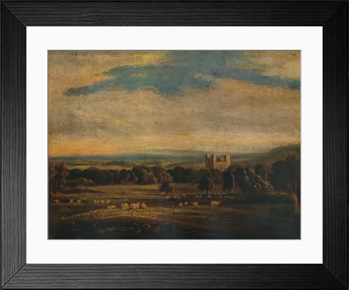 Framed Print : Naworth Castle, c1826. Artist: John Constable Framed Print : Naworth Castle, c1826. Artist: John Constable