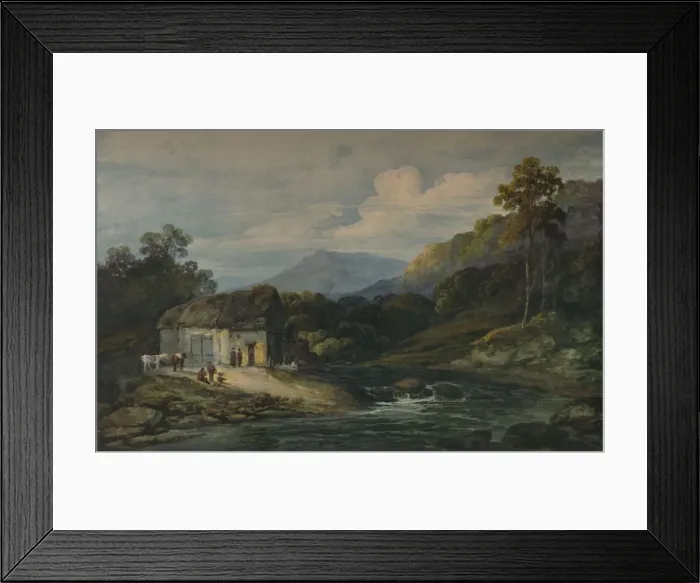 Framed Print : The Mill in Combe Neath, c1776. Artist: John Laporte Framed Print : The Mill in Combe Neath, c1776. Artist: John Laporte