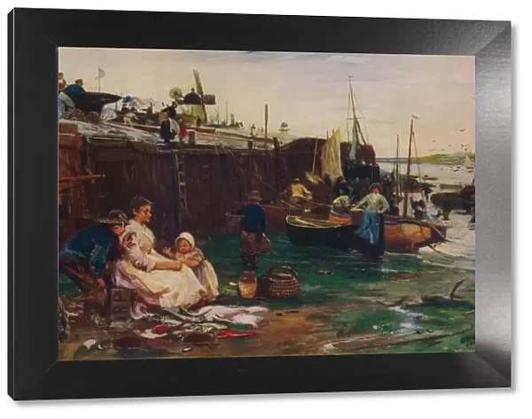 Fisherfolk at St. Ives, 1893. Artist: John Robertson Reid
