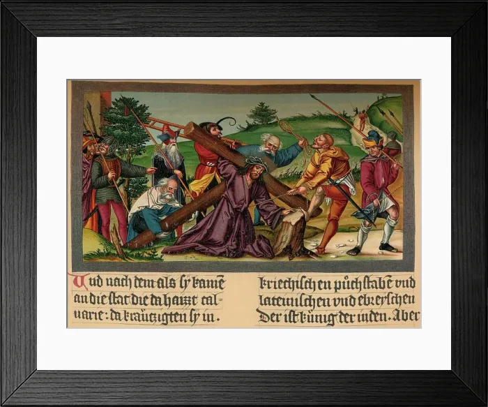 Framed Print : Christ on the Way to Calvary, c1530, (1907). Artist: Matthias Gerung Framed Print : Christ on the Way to Calvary, c1530, (1907). Artist: Matthias Gerung