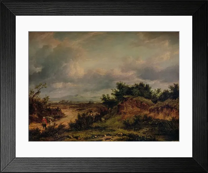 Framed Print : A Rough Road, 1826. Artist: Patrick Nasmyth Framed Print : A Rough Road, 1826. Artist: Patrick Nasmyth