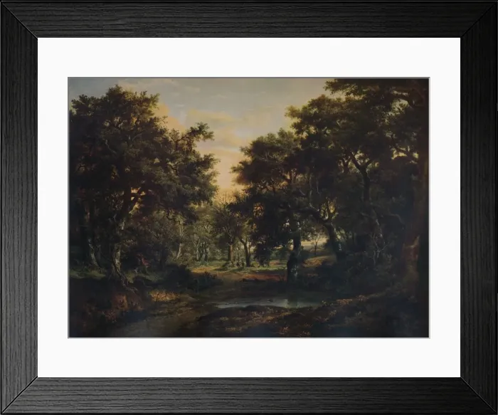 Framed Print : The Edge of the Wood, c1824. Artist: Patrick Nasmyth Framed Print : The Edge of the Wood, c1824. Artist: Patrick Nasmyth