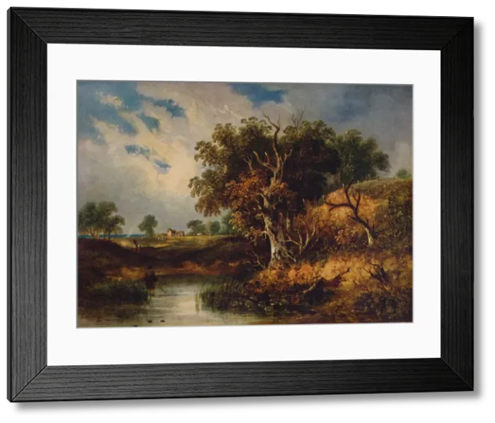 Framed Print : Landscape, 1855. Artist: Samuel David Colkett Framed Print : Landscape, 1855. Artist: Samuel David Colkett