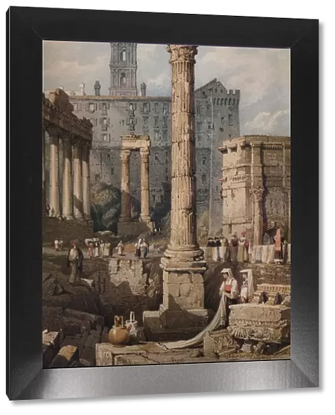 View in the Forum, Rome, c1823. Artist: Samuel Prout