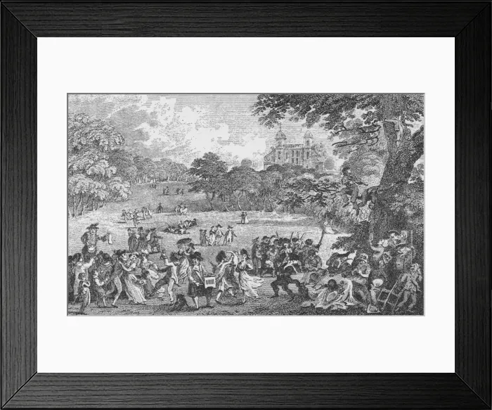 Framed Print : In Greenwich Park on Whit Monday, c1802, (1912). Artist: Samuel Rawle Framed Print : In Greenwich Park on Whit Monday, c1802, (1912). Artist: Samuel Rawle