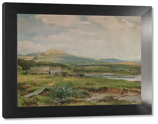 River Scene with Cottages, c1887. Artist: Thomas Collier