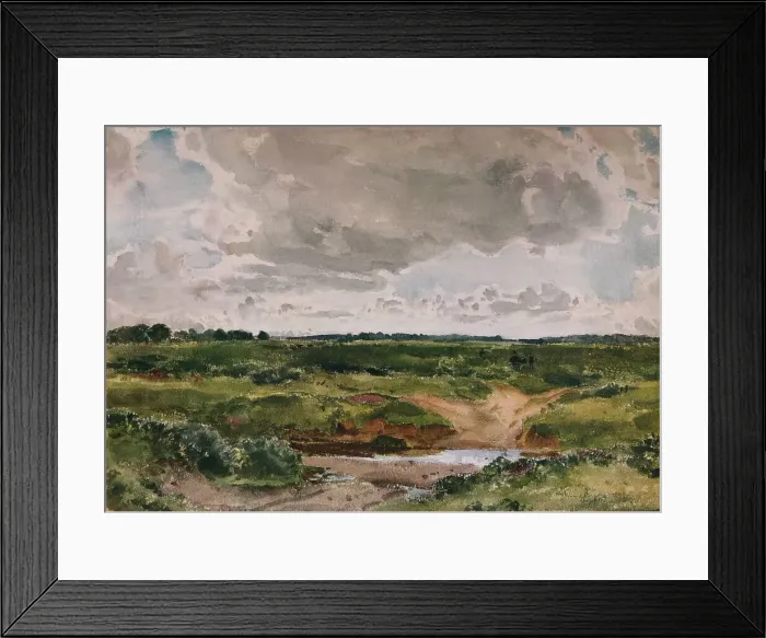 Framed Print : A Common in August, c1890. Artist: Thomas Collier Framed Print : A Common in August, c1890. Artist: Thomas Collier