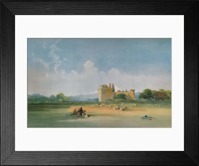 Framed Print : Craigmillar Castle, c1821. Artist: Thomas Miles Richardson I Framed Print : Craigmillar Castle, c1821. Artist: Thomas Miles Richardson I