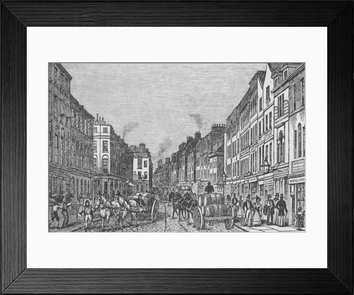 Framed Print : Tooley Street in the First Half of the Nineteenth Century, c1840, (1912) Framed Print : Tooley Street in the First Half of the Nineteenth Century, c1840, (1912)