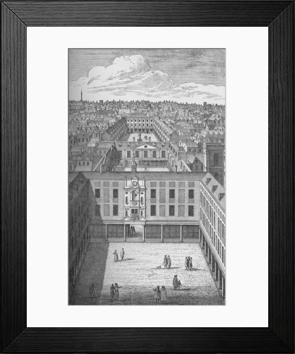 Framed Print : The Old St. Thomass Hospital in Bermondsey, which replaced the earlier monastic buildings in 1701 Framed Print : The Old St. Thomass Hospital in Bermondsey, which replaced the earlier monastic buildings in 1701
