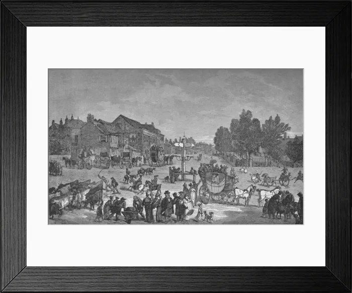 Framed Print : The Old Elephant and Castle Inn, c1785, (1912) Framed Print : The Old Elephant and Castle Inn, c1785, (1912)