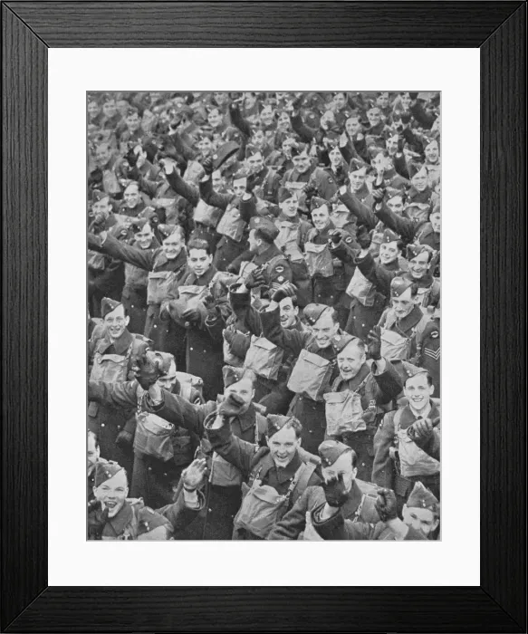 Framed Print : Canadas Airmen Arrive, 1939, (1940) Framed Print : Canadas Airmen Arrive, 1939, (1940)