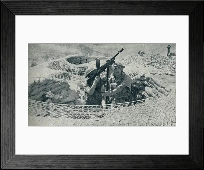 Framed Print : Anzacs on Guard in Egypt, 1940, (1940) Framed Print : Anzacs on Guard in Egypt, 1940, (1940)