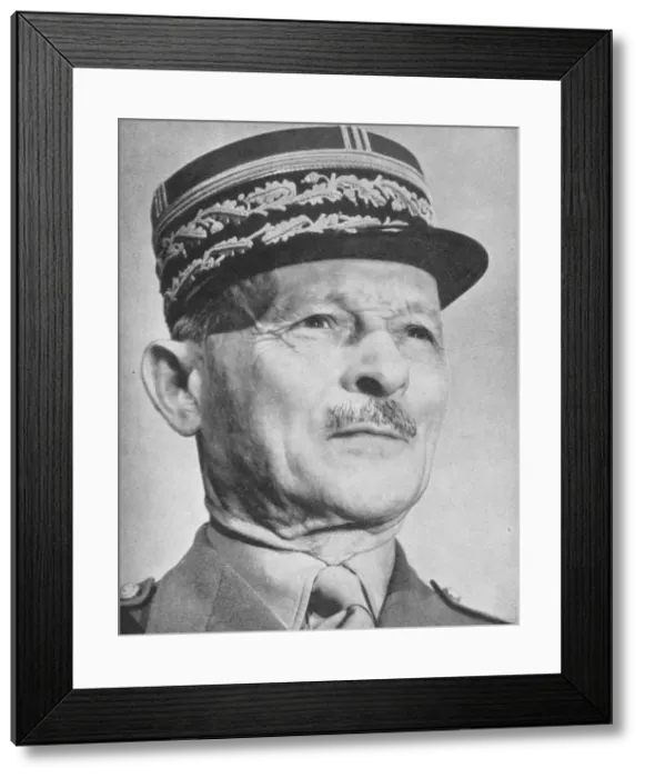Framed Print : Weygand Replaces Gamelin, 1940, (1940) Framed Print : Weygand Replaces Gamelin, 1940, (1940)