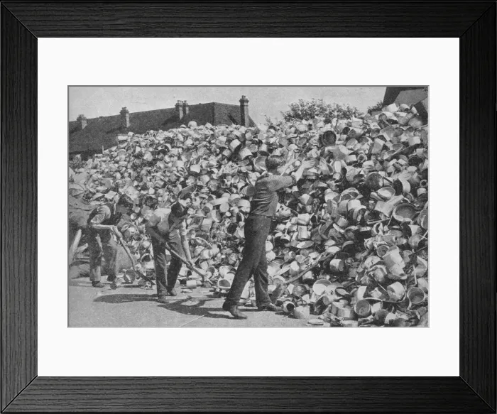 Framed Print : Appeal for aluminum, 1940, (1940) Framed Print : Appeal for aluminum, 1940, (1940)
