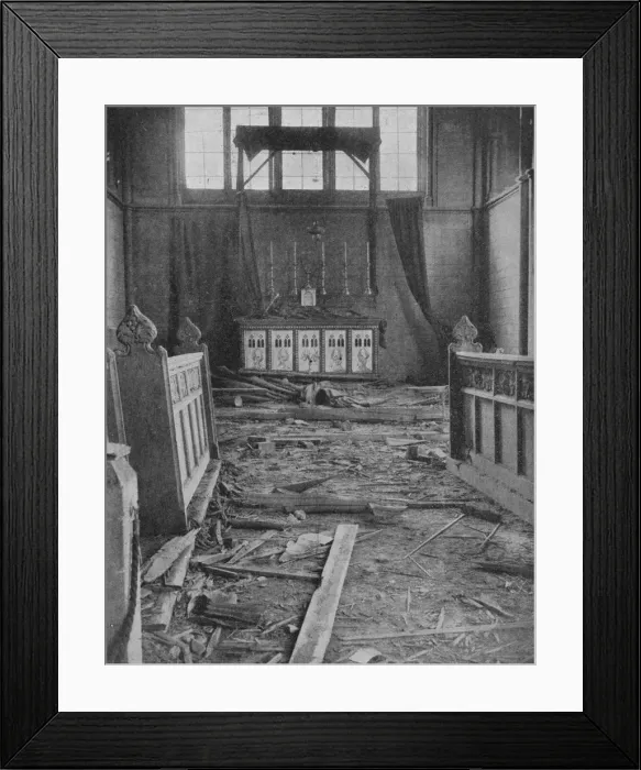 Framed Print : Guns Shell Dover from French Coast, 1940, (1940) Framed Print : Guns Shell Dover from French Coast, 1940, (1940)