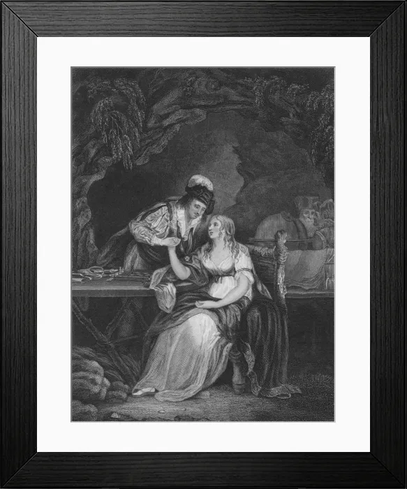 Framed Print : Act V Scene i from The Tempest, c19th century Framed Print : Act V Scene i from The Tempest, c19th century